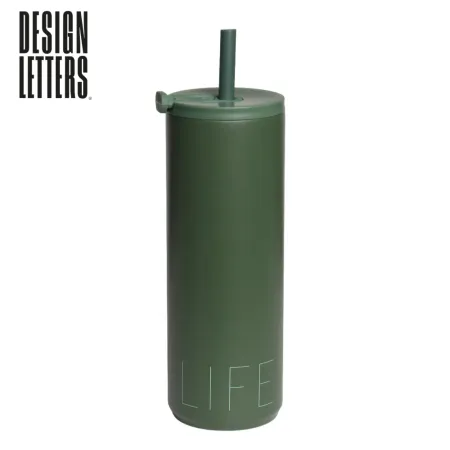 DESIGN LETTERS 吸管保溫杯500ml