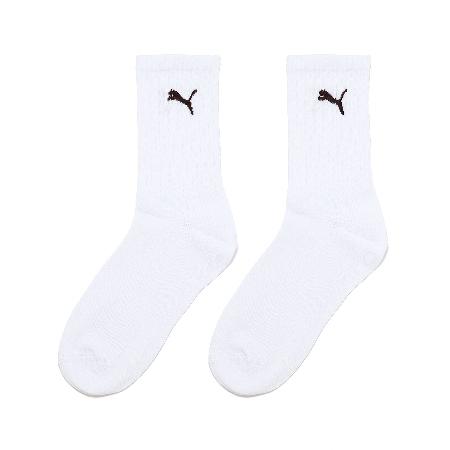 Puma 長襪 NOS Crew Socks 白 黑 基本款 休閒襪 中筒襪 襪子 BB134519