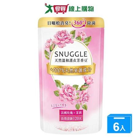 熊寶貝護衣芳香豆補充包-玫瑰茉莉300ml【六入組】