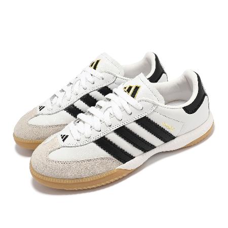 adidas 休閒鞋 Samba MN 男鞋 女鞋 白 黑 膠底 復古 德訓鞋 情侶鞋 愛迪達 IF1953