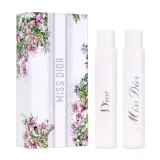 Dior 迪奧 Miss Dior 親吻針管兩入禮盒 1ml*2 (Miss Dior香氛+花漾迪奧淡香水) 共2入組