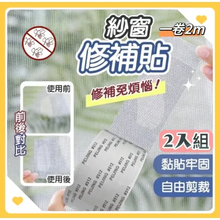 《修補達人》買一送一 2m紗窗修補膠帶(紗窗修補 DIY)