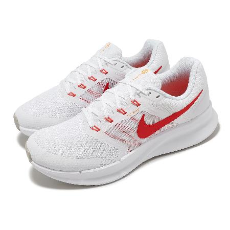 Nike 慢跑鞋 Run Swift 3 男鞋 白 桃紅 緩衝 透氣 運動鞋  DR2695-101