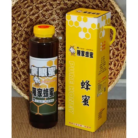 [台灣好蜜。台灣蜂蜜推薦]陳家蜂蜜銷售網蜂蜜禮盒(龍眼蜜800克玻璃單瓶)