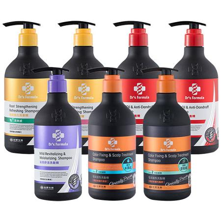 台塑生醫 三代洗髮精580g(控油抗屑/髮根強化/溫潤舒活/恆采固色)