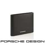 【Porsche Design】限量3折 德國頂級小牛皮10卡短夾皮夾 全新專櫃展示品(OBE9901)