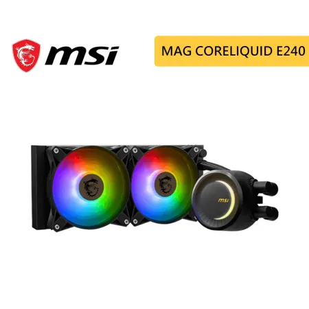 MSI 微星 MAG CORELIQUID E240 水冷風扇散熱器 黑