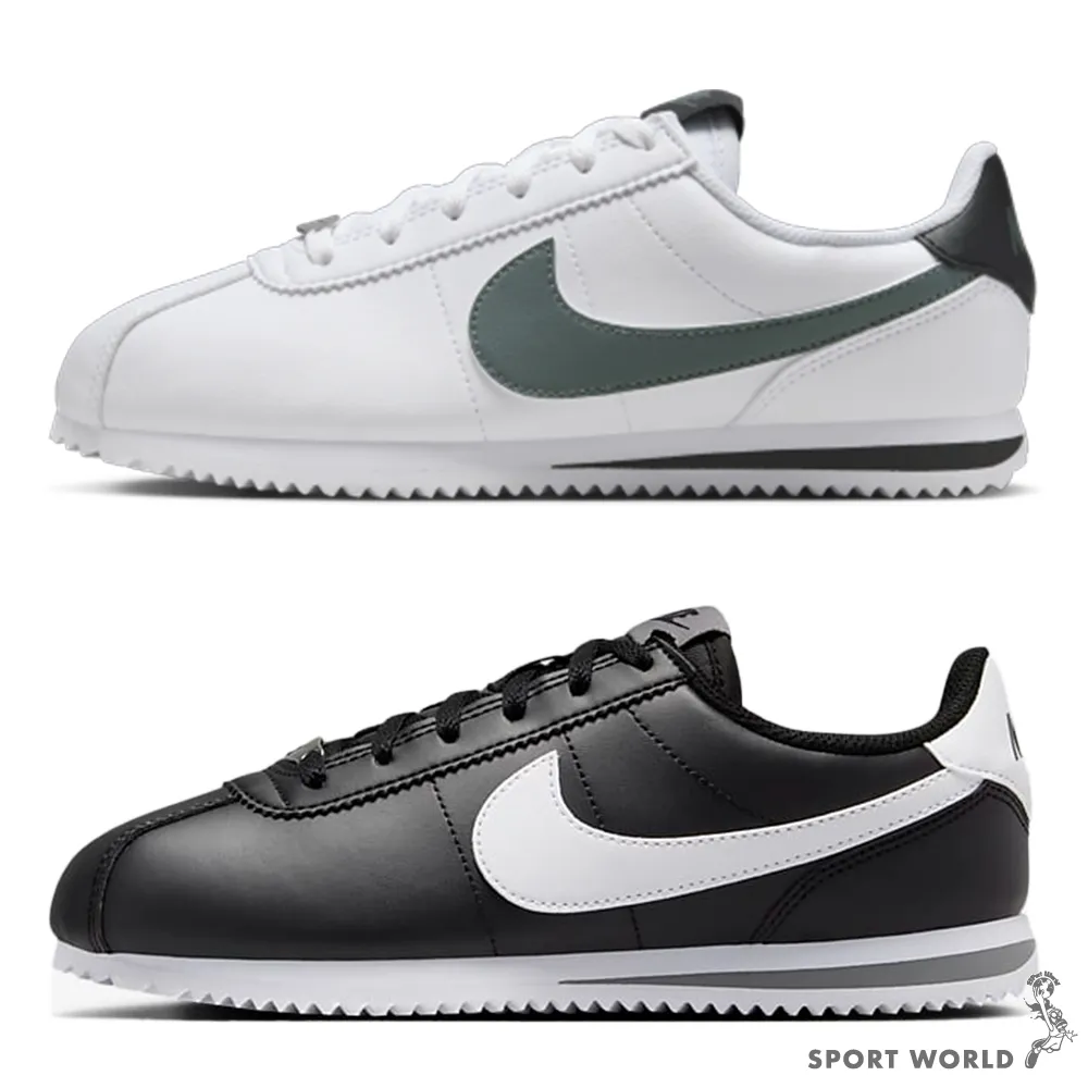 Nike 休閒鞋 女鞋 大童鞋 阿甘鞋 鐵牌 皮革 CORTEZ DM0950-106/DM0950-001