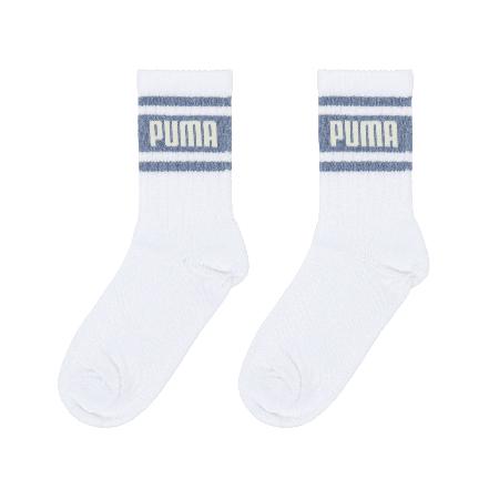 Puma 長襪 Fashion Crew Socks 白 藍 黃 中筒襪 休閒襪 襪子 BB140308