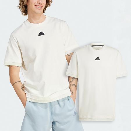 adidas 短袖 City Escape Tee 男款 白 黑 純棉 寬鬆 短T 棉T 愛迪達 IR5173