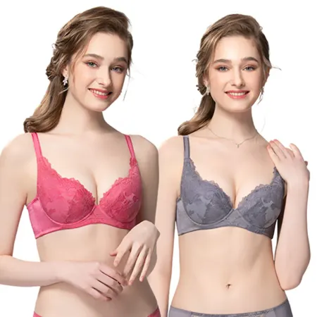 【思薇爾】2件組花漫系列B-E罩蕾絲包覆女內衣(隨機出貨)