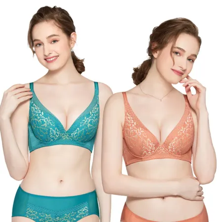 【思薇爾】2件組瑪麗蓮系列B-E罩蕾絲集中包覆女內衣(隨機出貨)