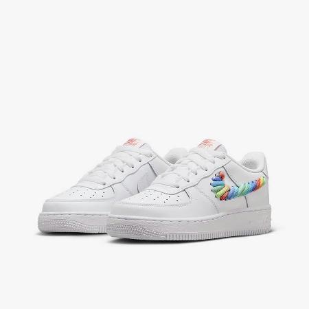 NIKE 中大童 AIR FORCE 1 LV8 1 (GS)休閒鞋-FQ4948100