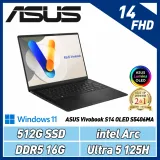 ASUS Vivobook S14 OLED 極致黑 S5406MA-0028K125H(CU5/16G/512GB