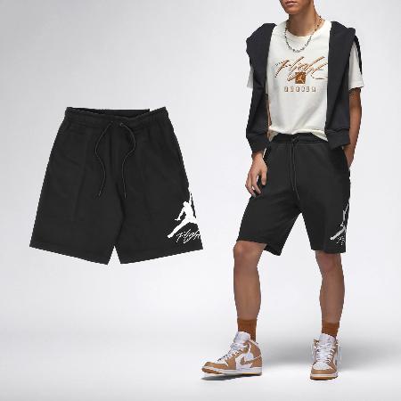 Nike 短褲 Jordan Essentials 黑 白 男款 棉褲 運動褲 FV7310-010