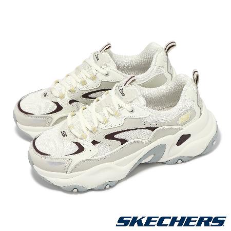 Skechers 休閒鞋 D Lites 5.0-Upgraded 女鞋 米白 灰 輪胎大底 緩衝 老爹鞋 150520NTMT