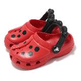 Crocs 洞洞鞋 Classic Iam Ladybug T 小童 校園紅 黑 經典瓢蟲克駱格 小朋友 卡駱馳 2100166WG