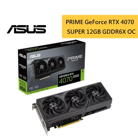 ASUS 華碩 PRIME GeForce RTX 4070 SUPER 12GB GDDR6X OC 超頻版 顯卡