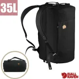 【Fjallraven 小狐狸】Splitpack 35L 多功能可背可提旅行背包.圓筒旅行袋/24244-550 黑