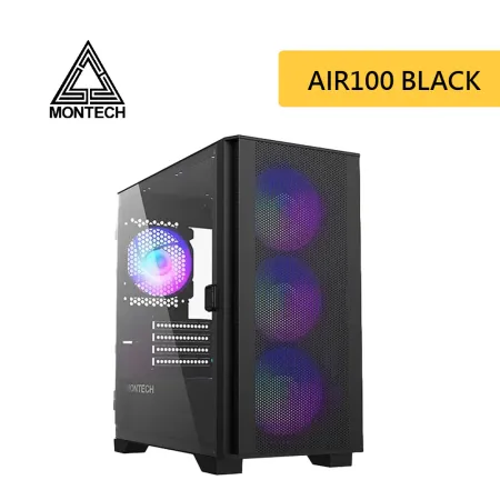 MONTECH 君主 Air 100 ARGB BLACK 黑 電腦機殼 