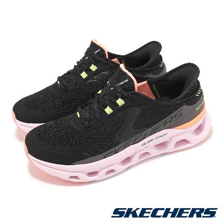 Skechers 休閒鞋 Glide-Step Altus Slip-Ins 女鞋 黑粉 套入式 緩衝 懶人鞋 150510BKMT