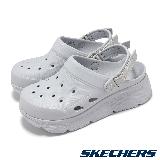 Skechers 涼鞋 Max Cushioning Foamies-Dream 女鞋 灰 緩衝 厚底 休閒鞋 111268LTGY