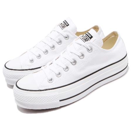 Converse 休閒鞋 All Star Lift 運動 女鞋 基本款 厚底 舒適 帆布鞋 穿搭 白 560251C