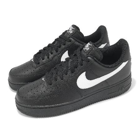 Nike 休閒鞋 Air Force 1 07 男鞋 女鞋 黑 白 AF1 經典 情侶鞋 FZ0627-010