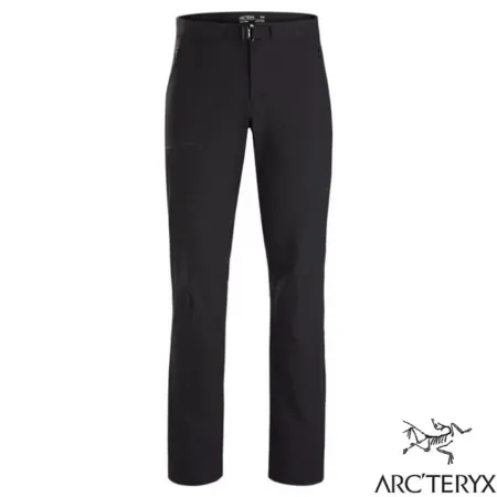 【ARCTERYX 始祖鳥】男 Gamma 輕量彈性防風防潑耐磨軟殼長褲.登山健行褲.休閒長褲/X000009305 黑