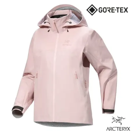 【ARCTERYX 始祖鳥】女 Beta AR Gore-Tex 3L 防水透氣連帽外套/X000006605 野玫瑰粉