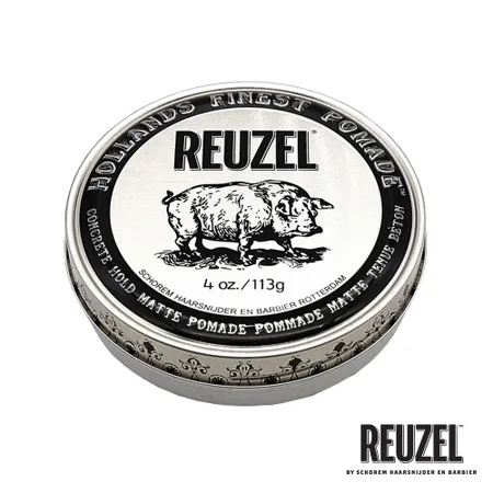 REUZEL 星耀豬超強水性無光澤髮蠟 113g (Concrete Hold Matte Pomade)