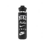 Nike 水壺 Recharge Chug Stainless Stell 黑 不鏽鋼 大口徑 保冷 N100762908-724