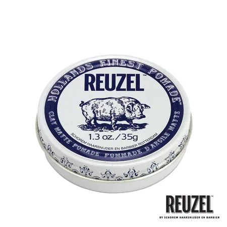 REUZEL 白豬強力黏土級水性髮泥 35g (Clay Matte Pomade)【兩入組】