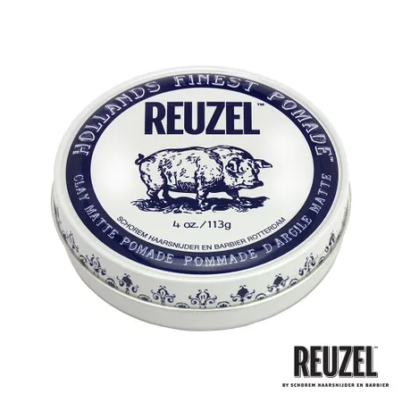 REUZEL 白豬強力黏土級水性髮泥 113g (Clay Matte Pomade)