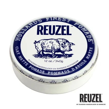 REUZEL 白豬強力黏土級水性髮泥 340g (Clay Matte Pomade)