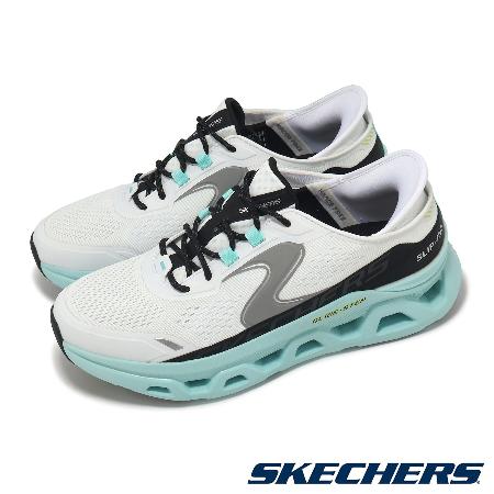 Skechers 休閒鞋 Glide-Step Altus Slip-Ins 男鞋 白 藍 緩衝 輕量 套入式 懶人鞋 232921WBL