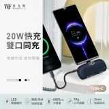 【WORKFIX 渥克斯】PD 20W快充充電Type-C迷你口袋行動電源