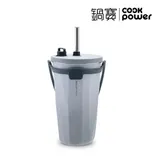 真空陶瓷保溫吸管杯700ml-暈染灰【鍋寶CookPower】 TAAZE讀冊生活