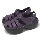 Crocs 涼鞋 Stomp Fisherman Sandal 男鞋 女鞋 深鳶尾花 雪屋涼鞋 厚底 卡駱馳 2099385AS