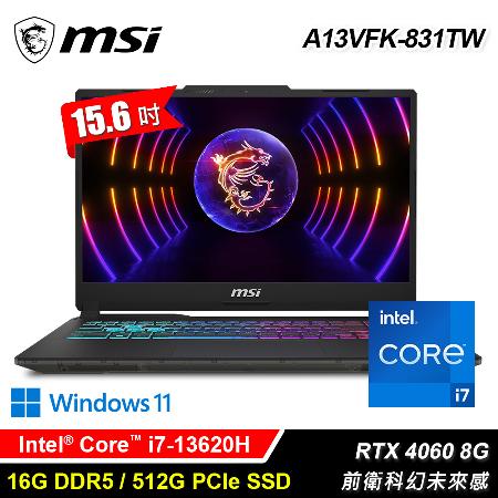 【MSI 微星】Cyborg 15 A13VFK-831TW 15.6吋 i7 RTX4060 電競筆電