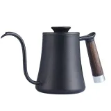 Tiamo小蠻腰細口壺600ml 黑色(HA1644BK)