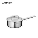 均岱鍋具【ARMADA】貝弗莉系列復合金 16cm 單柄湯鍋