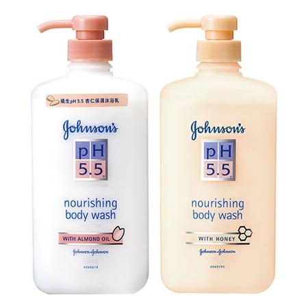 嬌生PH5.5沐浴乳750ml(杏仁保濕/蜂蜜舒緩)
