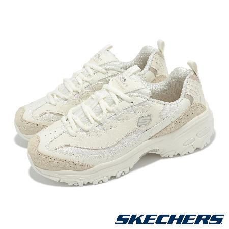 Skechers 休閒鞋 D Lites-New Heat 女鞋 米白 拼接 輪胎大底 厚底 老爹鞋 150231NTTP