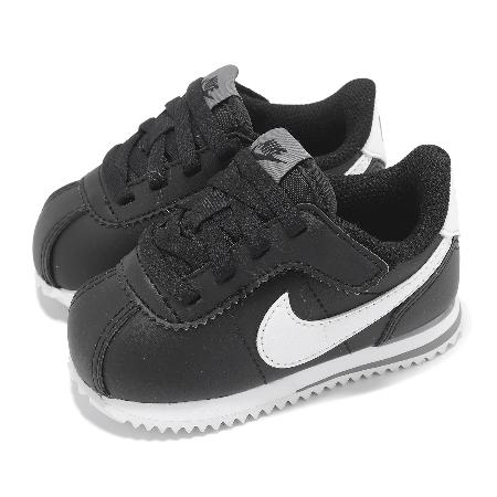 Nike 童鞋 Kids Cortez Easyon TDV 阿甘鞋 黑 白 小童 學步鞋 親子鞋 DM0952-001