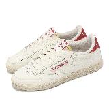 Reebok 休閒鞋 Club C 85 Vintage 女鞋 米白 紅 低筒 復古 100074233