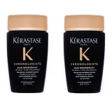 KERASTASE 巴黎卡詩 黑鑽極萃逆時髮浴/洗髮精 80ml 旅行小樣(2入組)