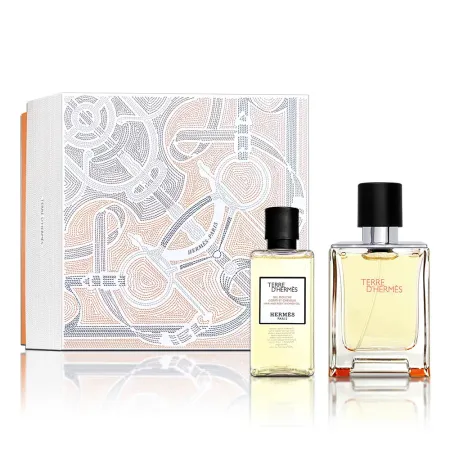 Hermes 愛馬仕 大地男性淡香水 50ML 香氛禮盒(淡香水50ML+沐浴露40ML)