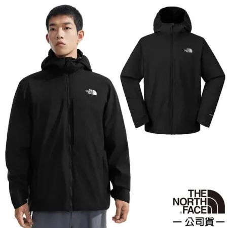 【The North Face】男 TWILIGHT WINDWALL防風防潑水保暖透氣連帽外套/89ZN-JK3 黑