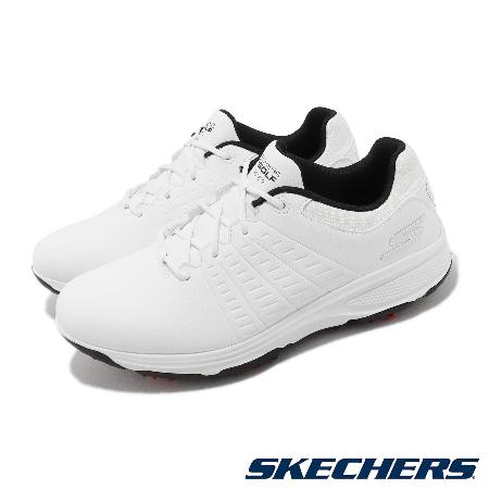 Skechers 高爾夫球鞋 Go Golf Torque 2 男鞋 白 黑 防水 回彈 瑜珈鞋墊 214027WBK